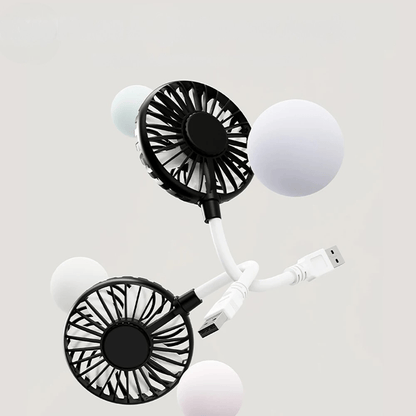 Mini Ventilateur Portable - BreezeMate™ - Noir - Confortmedia