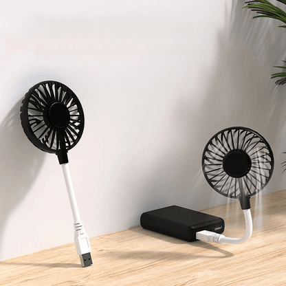 Mini Ventilateur Portable - BreezeMate™ - Noir - Confortmedia