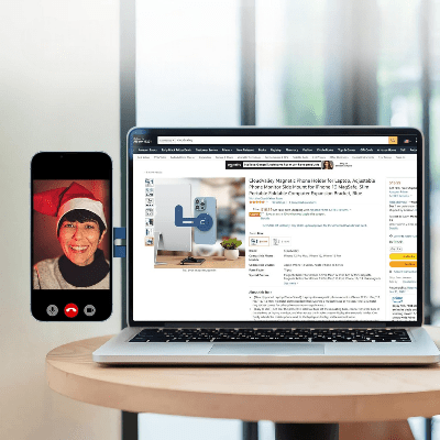 SUPPORT TELEPHONE - SnapSide™ - Saphir - Confortmedia