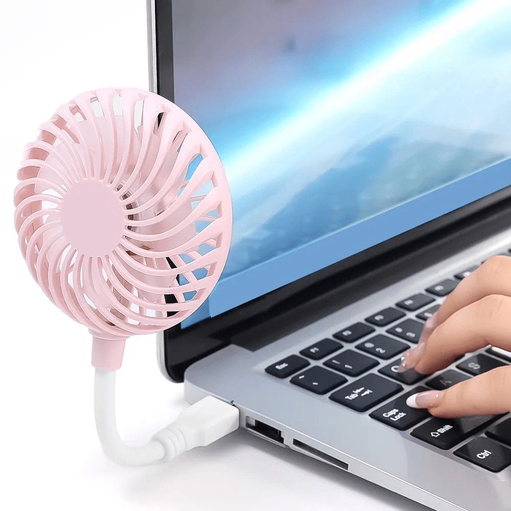 Mini Ventilateur Portable - BreezeMate™ - Rose - Confortmedia