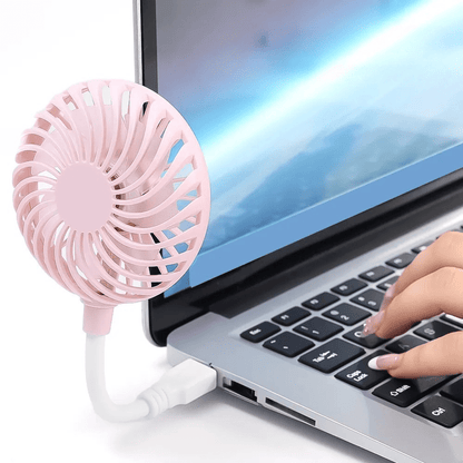Mini Ventilateur Portable - BreezeMate™ - Rose - Confortmedia