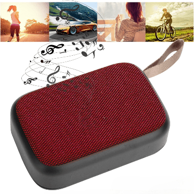 HAUT PARLEUR - Boomie™ - Rouge - Confortmedia