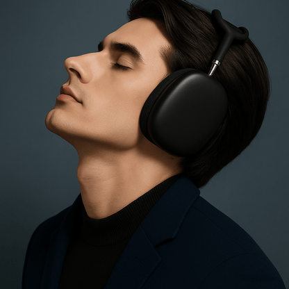 Casque Sans Fil - AirPulse™ - Noir - Confortmedia