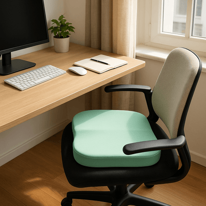Coussin Ergonomique - ErgoCushion™ - Vert Menthe - Confortmedia